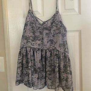 Lightweight babydoll tank